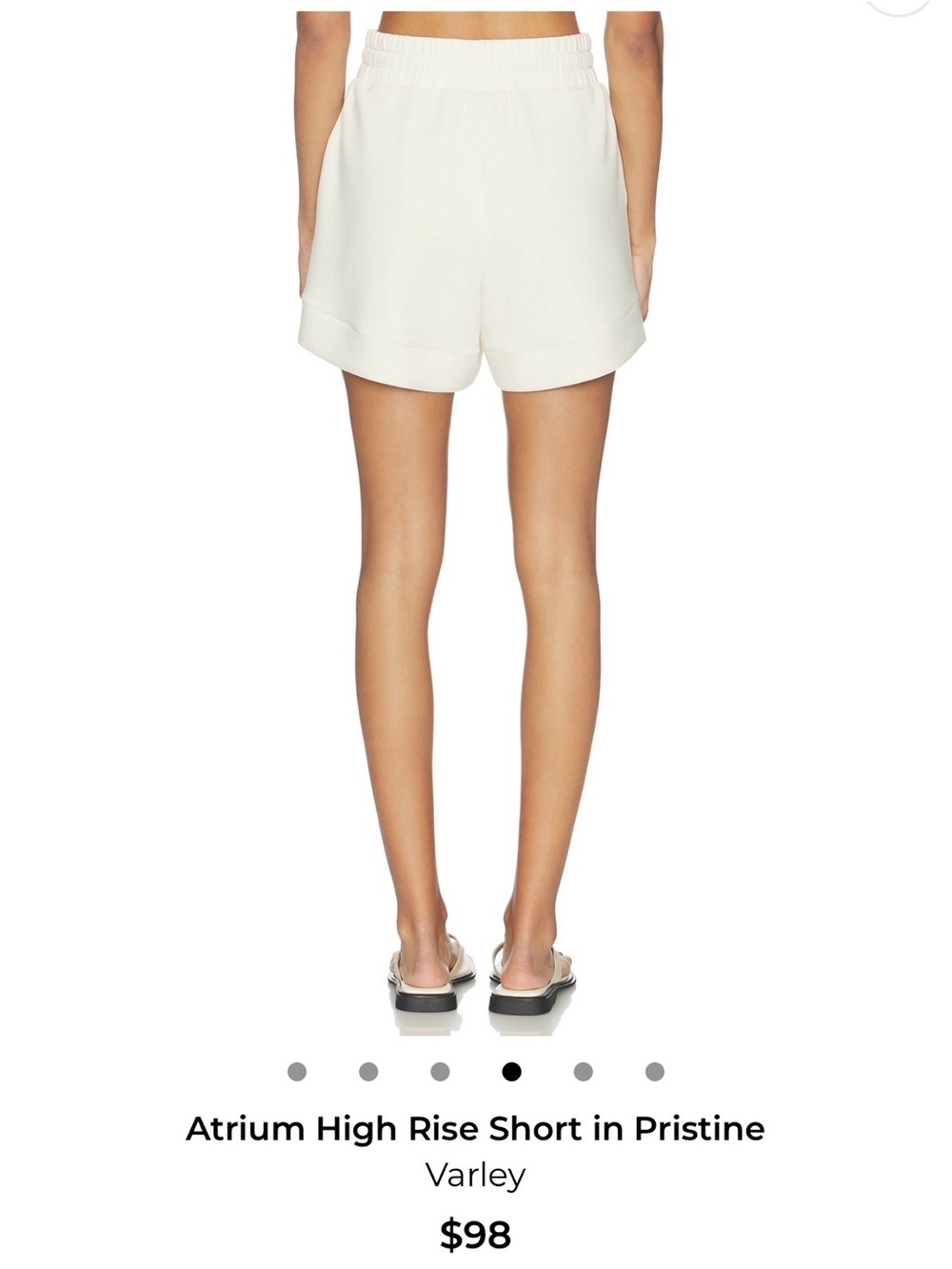 Varkey High Rise Women’s Shorts - Pristine - Picture 2 of 7
